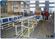 Ηλεκτρικός διπλός σωλήνας PVC αγωγών που κατασκευάζει τη μηχανή το δίδυμο εξωθητή βιδών 250kg ανά ώρα